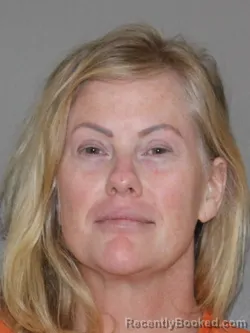 Mugshot of Diana Spencer booked in Denton County, Texas on August 17, 2026