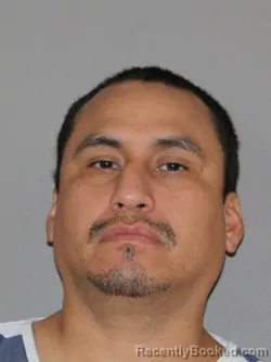 Mugshot of Juan M Guevara booked in Denton County, Texas on August 18, 2026