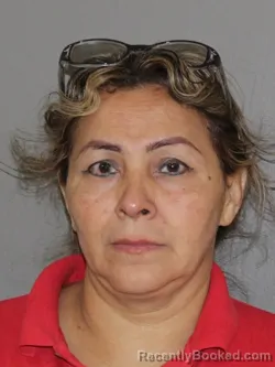 Mugshot of Martha Portillo booked in Denton County, Texas on August 21, 2026