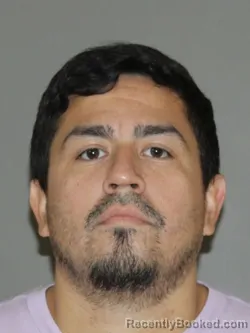 Mugshot of Enmanuel Jimenez booked in Denton County, Texas on August 22, 2026