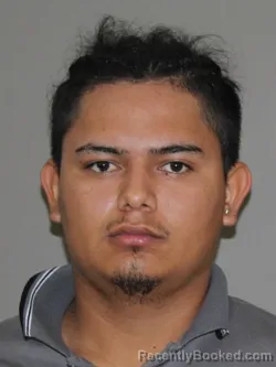 Mugshot of Yefri Mendoza-Espinoza booked in Denton County, Texas on August 22, 2026