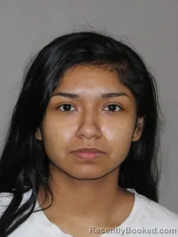 Mugshot of Zoey Estrada booked in Denton County, Texas on September 19, 2026