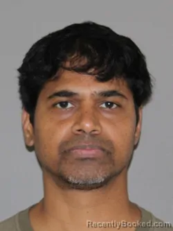 Mugshot of Vivekanand Kondaparthi booked in Denton County, Texas on September 27, 2026