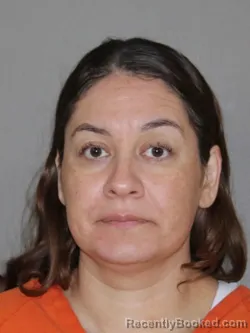 Mugshot of Alejandra Ortiz booked in Denton County, Texas on October 4, 2026
