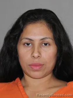 Mugshot of Riccy M Martinez-Figueroa booked in Denton County, Texas on October 7, 2026