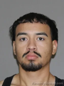 Mugshot of Angel A Rodriguez Holguin booked in Denton County, Texas on October 8, 2026