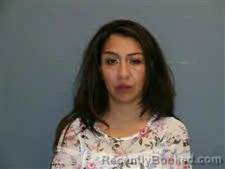 Mugshot of Monica Marie Gutierrez booked in DeWitt County, Texas on April 10, 2026