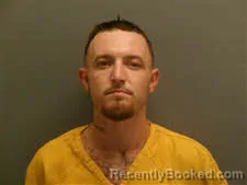 Mugshot of Dillon Ray Evans booked in DeWitt County, Texas on April 28, 2026