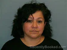 Mugshot of Angelita Lugo Garza booked in DeWitt County, Texas on May 16, 2026