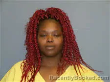 Mugshot of Briana Me Shell Barfield booked in DeWitt County, Texas on July 5, 2026