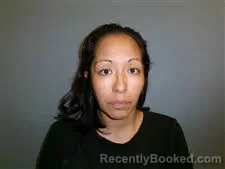 Mugshot of Daniela Guillermina Oliva booked in DeWitt County, Texas on August 3, 2026