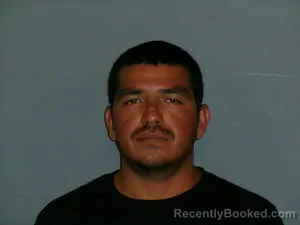 Mugshot of Steven Joshua Mejias booked in DeWitt County, Texas on August 7, 2026