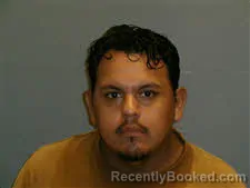 Mugshot of Caleb Sanchez booked in DeWitt County, Texas on August 10, 2026