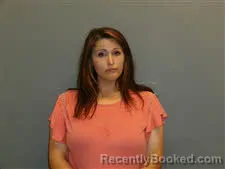 Mugshot of Brittney Nicole Ortiz booked in DeWitt County, Texas on August 13, 2026