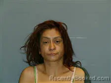 Mugshot of Christina Armendarez booked in DeWitt County, Texas on August 14, 2026