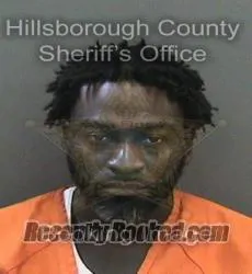 Booking photo from Hillsborough County, Florida