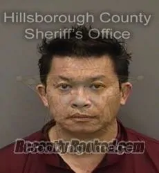 Booking photo from Hillsborough County, Florida