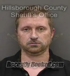 Booking photo from Hillsborough County, Florida