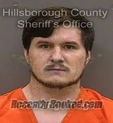 Booking photo from Hillsborough County, Florida