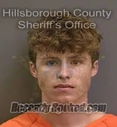 Booking photo from Hillsborough County, Florida