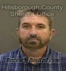 Booking photo from Hillsborough County, Florida