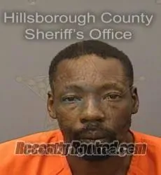 Booking photo from Hillsborough County, Florida