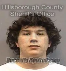 Booking photo from Hillsborough County, Florida