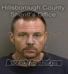 Booking photo from Hillsborough County, Florida