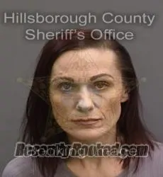 Booking photo from Hillsborough County, Florida