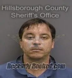 Booking photo from Hillsborough County, Florida