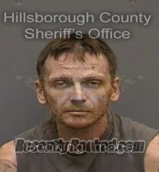Booking photo from Hillsborough County, Florida