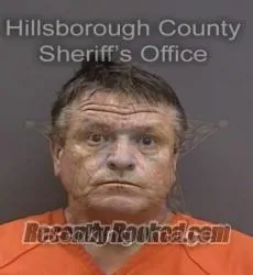 Booking photo from Hillsborough County, Florida