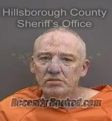 Booking photo from Hillsborough County, Florida