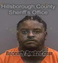 Booking photo from Hillsborough County, Florida