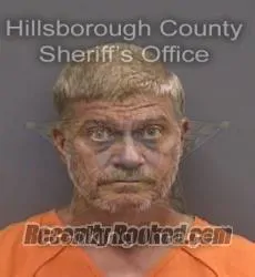Booking photo from Hillsborough County, Florida