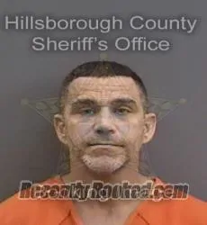 Booking photo from Hillsborough County, Florida