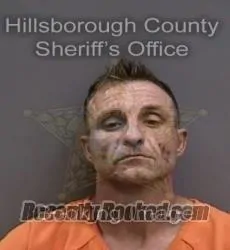 Booking photo from Hillsborough County, Florida