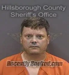 Booking photo from Hillsborough County, Florida
