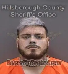 Booking photo from Hillsborough County, Florida