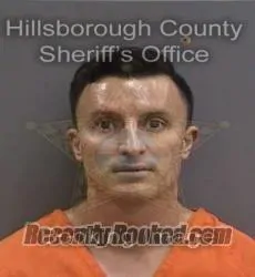 Booking photo from Hillsborough County, Florida