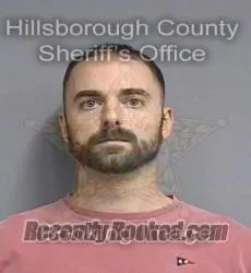 Booking photo from Hillsborough County, Florida