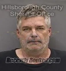 Booking photo from Hillsborough County, Florida