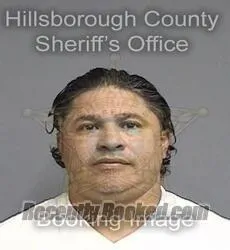 Booking photo from Hillsborough County, Florida