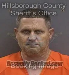 Booking photo from Hillsborough County, Florida