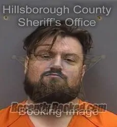 Booking photo from Hillsborough County, Florida