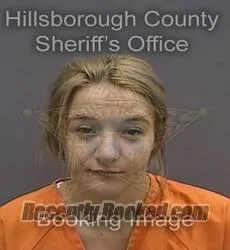 Booking photo from Hillsborough County, Florida