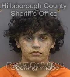 Booking photo from Hillsborough County, Florida