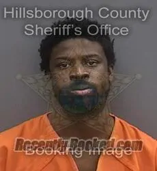 Booking photo from Hillsborough County, Florida