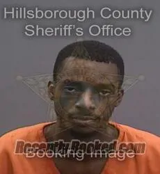 Booking photo from Hillsborough County, Florida