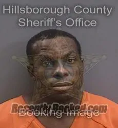 Booking photo from Hillsborough County, Florida